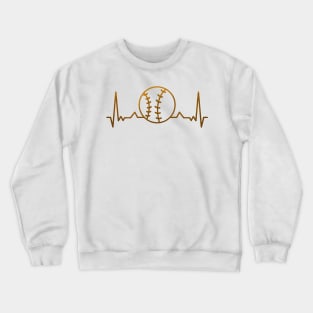 Baseball Heartbeat Crewneck Sweatshirt